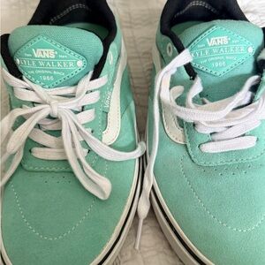 Vans Kyle Walker Aqua Sneakers with White Accents